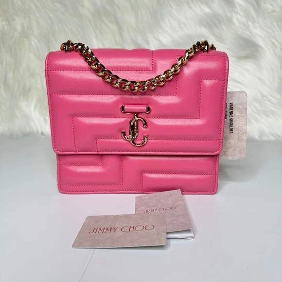 JIMMY CHOO Varenne Avenue Quad Shoulder Bag - Candy Pink - Picture 1 of 10